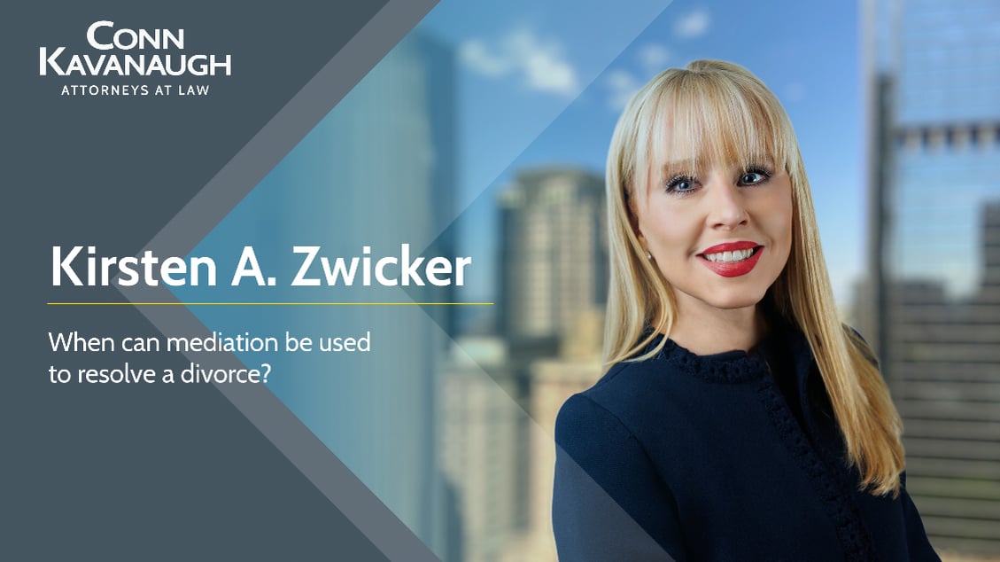 Kirsten Zwicker - When to Use Mediation During Divorce
