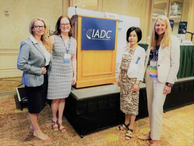 Managing Partner Erin Higgins spoke at International IADC Annual