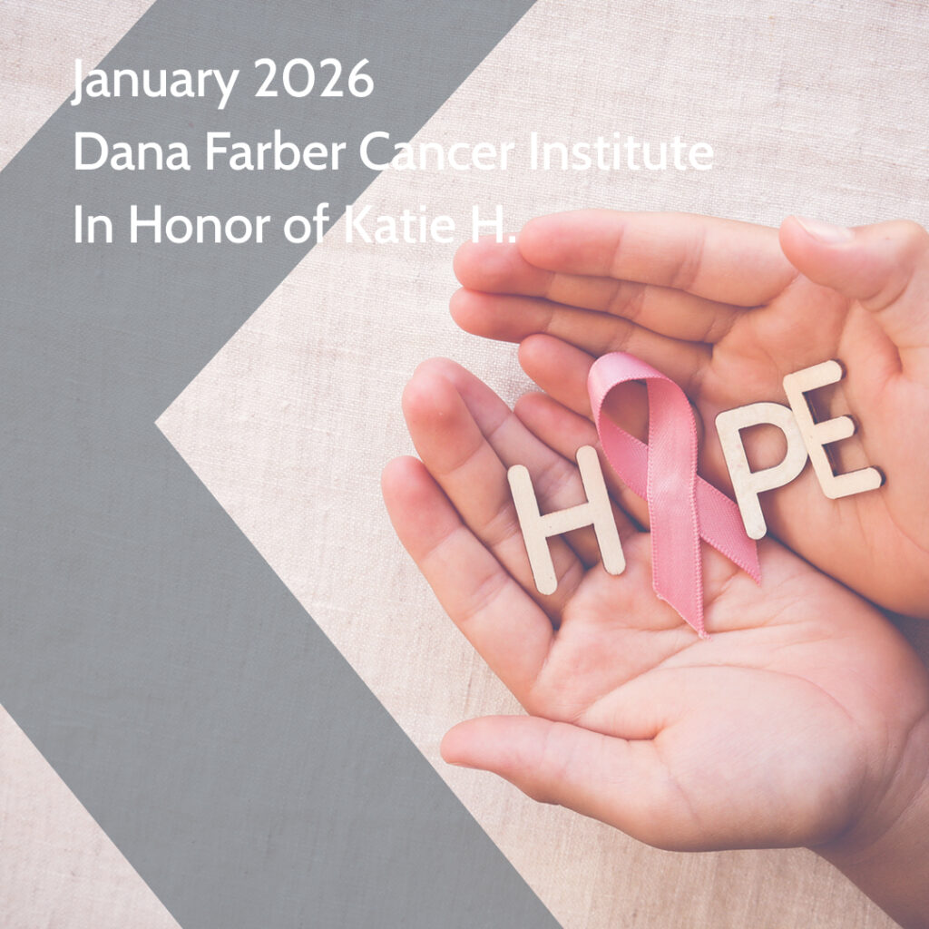 January Charity 2026 - Dana Farber Cancer Institute