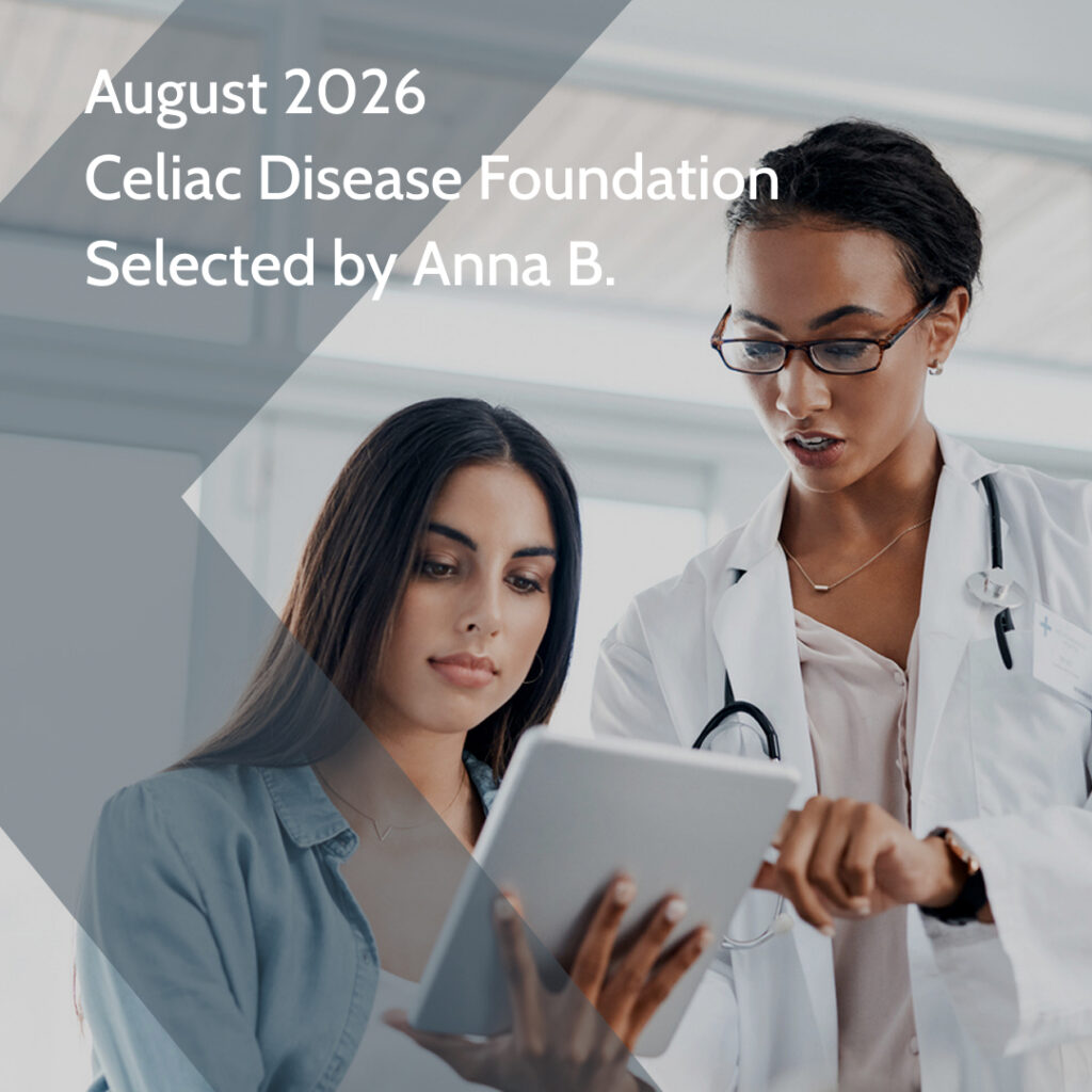 August Charity 2026 Celiac Disease Foundation